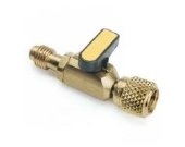 Вентиль для заправочных шлангов CH-15BV-SH 22-410 (M1/4"SAE х F5/16"SAE)